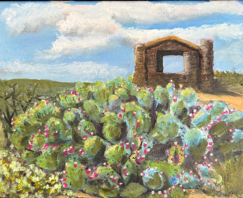 Davis Mt State Park by artist Mozelle Marks